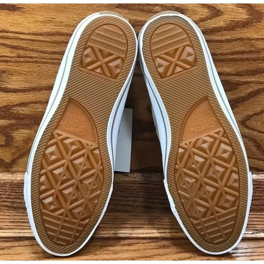 Converse One Star Suede Ox Sandy White Tan Sneakers 153965C Size Men 8